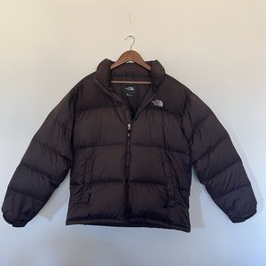 The North Face Nuptse 700 Down Fill Hooded Brown Puffer Jacket - Men’s